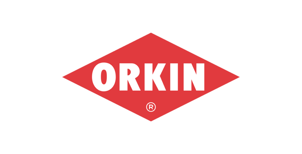 Orkin pest control company logo on a clean background.