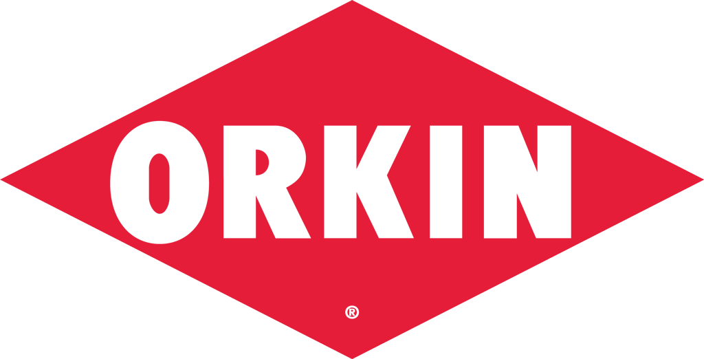 Orkin pest control company logo.