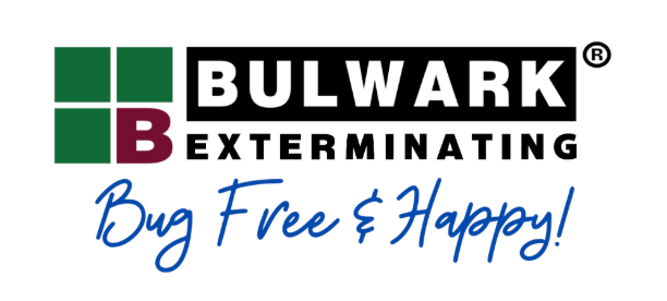 Logo and “Bug Free & Happy” Tagline of Bulwark Exterminating